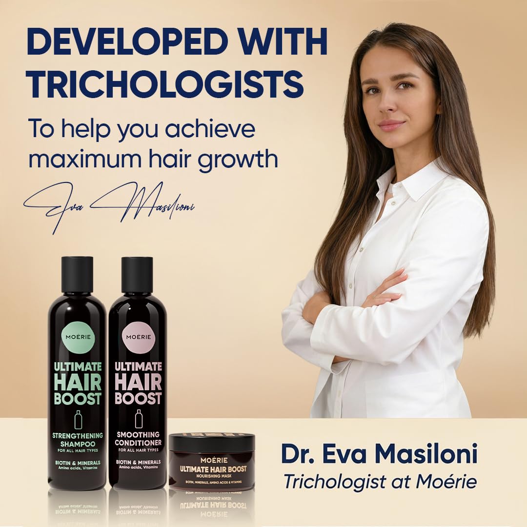 Moerie Mineralstoff-Shampoo Und Conditioner Plus Haarmasken-Paket – Das Ultimative Haarpflegeset – F