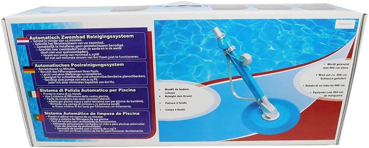 well2wellness® Hydraulischer Pool Bodensauger Poolsauger VAC 1 für kleine + mittelgrosse Pools, Bode