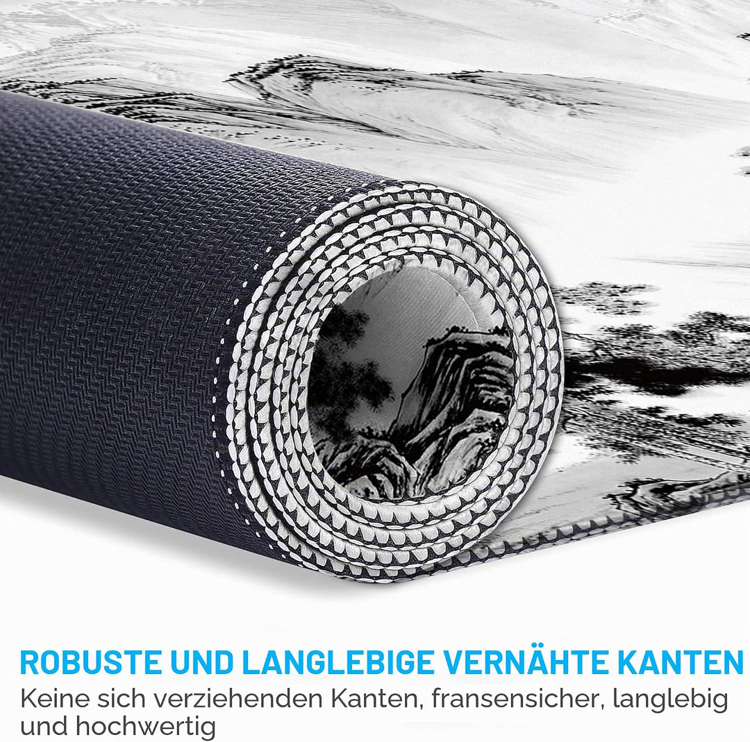 LL-COEUR Grosse Gaming Laptop Mauspad PC Tastatur Mausmatte XXL Schreibtischunterlage Büro Desk Pad