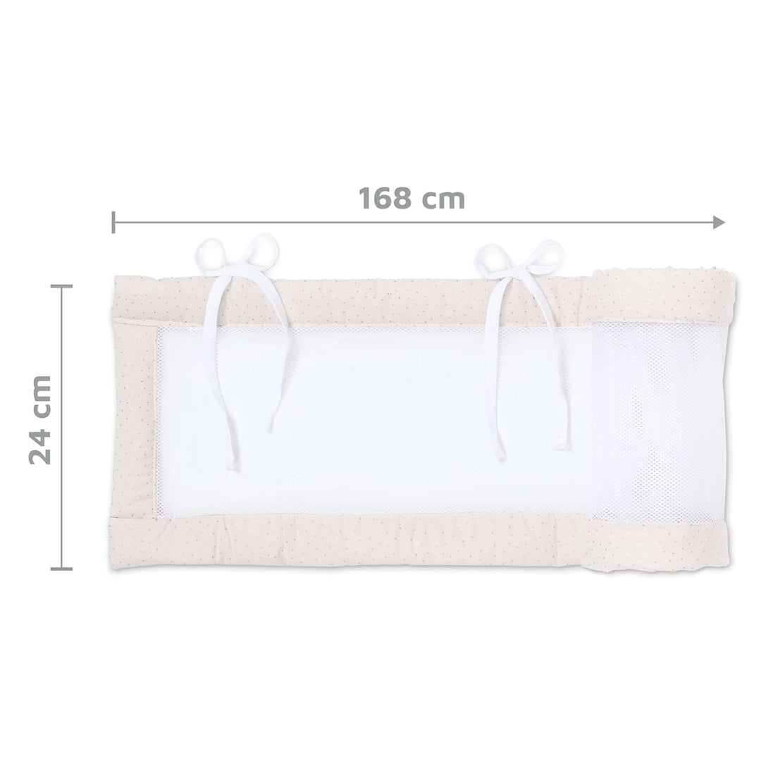 babybay Nestchen Mesh Royal/Bettumrandung für Beistellbett/Stossschutz für Baby Bett, passend für Mo