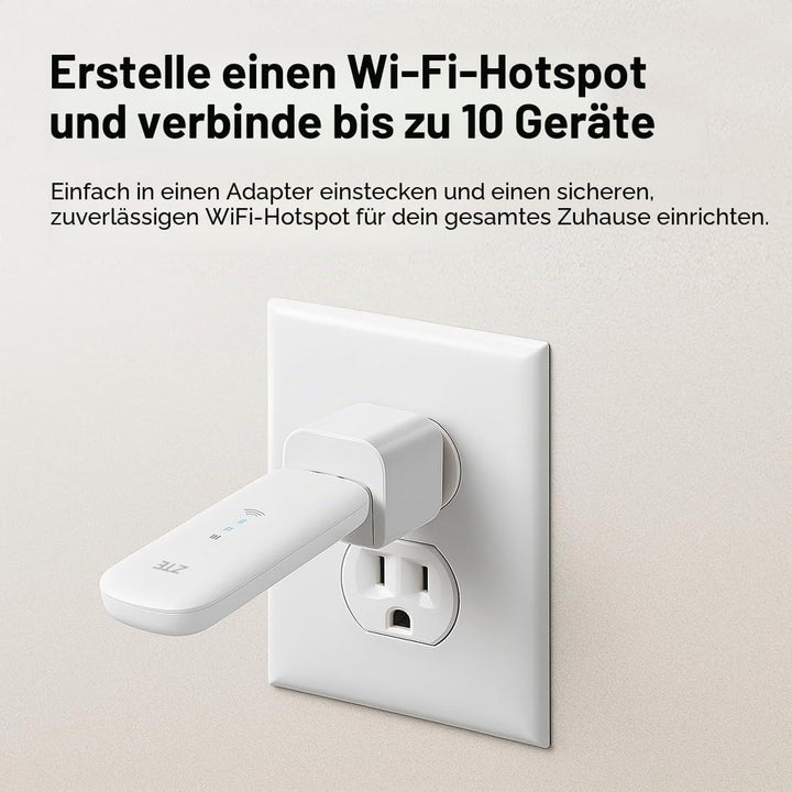 ZTE MF79U Wingle CAT4-4G entsperrtes WLAN-USB-Modem, kostengünstiges Reise-WLAN, 150 Mbit/s, Externe