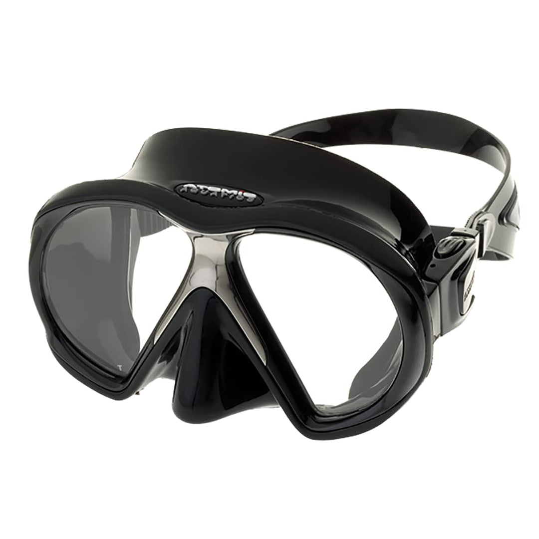 Atomic Aquatics Subframe Mask, Black/Aqua (Medium Fit) Einheitsgrösse schwarz-schwarz, Einheitsgröss