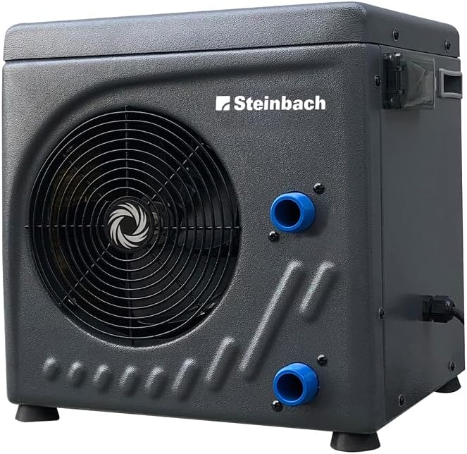 Steinbach Wärmepumpe Mini – 049275 – Automatische Wärmepumpe für Pools bis 20.000 l – Mit LED-Displa