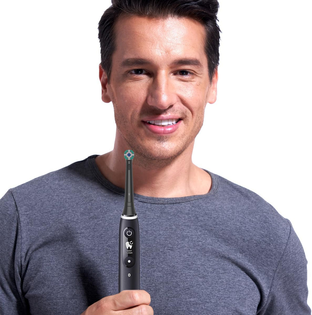 8er IO Sanfte Reinigung Aufsteckbürsten Kompatibel mit Oral B iO Elektrischen Zahnbürstea, Sensitiv