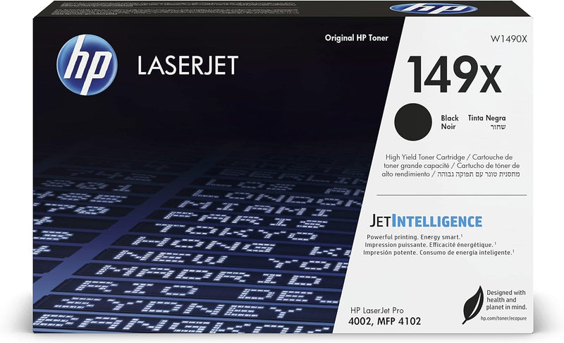 HP 149X (W1490X) Original LaserJet Toner Schwarz (Mit hoher Reichweite, Kompatibel mit HP LaserJet P