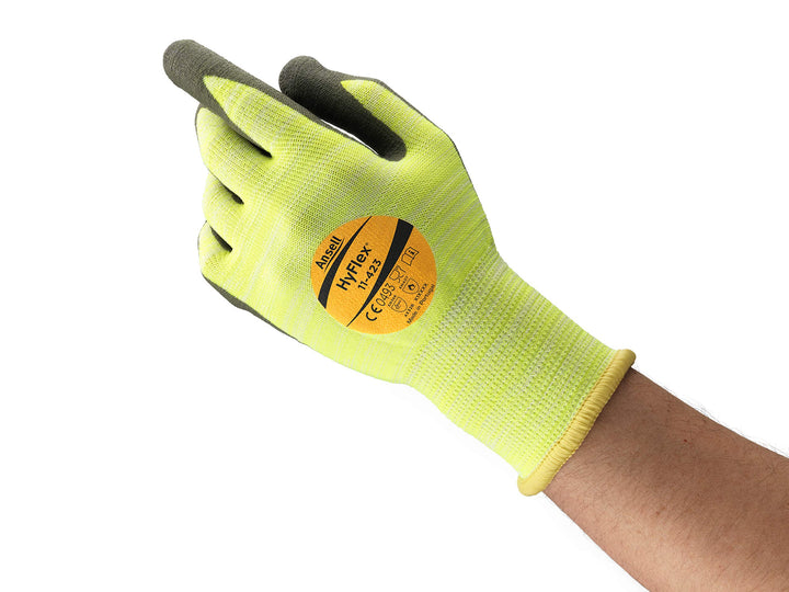 Ansell HyFlex 11-423 Schnittschutz-Handschuhe, Mechanikschutz, Grau, Grösse 6 (12 Paar pro Beutel) G