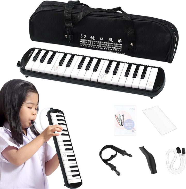 32 Tasten Melodica Instrument - Blasinstrument Air Keyboard Piano - 32 Tasten Keyboard Harmonium Ins