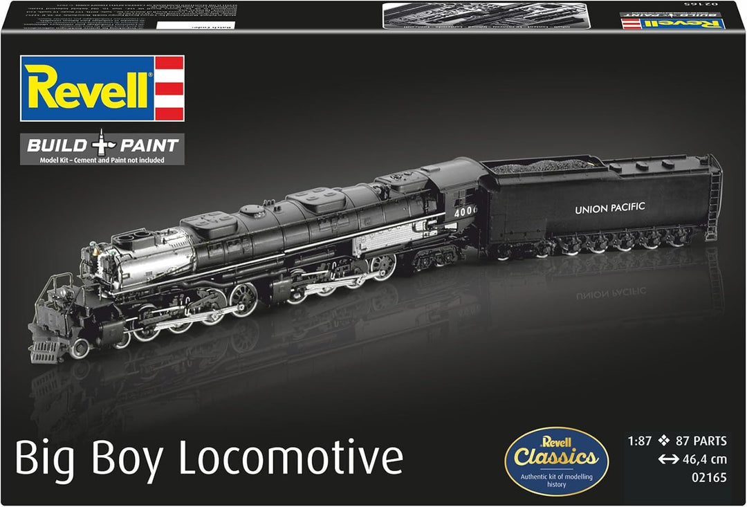 Revell 02165 H0 Dampflok Big Boy Plastik-Bausatz Big Boy Locomotive, Big Boy Locomotive