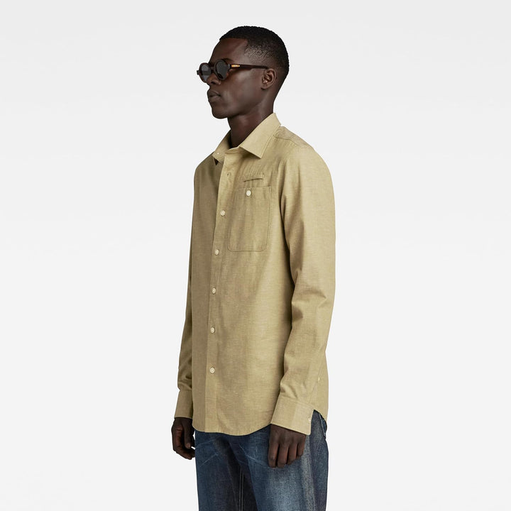 G-STAR RAW Herren Bristum 2.0 Slim Hemd Shirts XS Beige (Tree House D23553-d187-c941), XS Beige (Tre