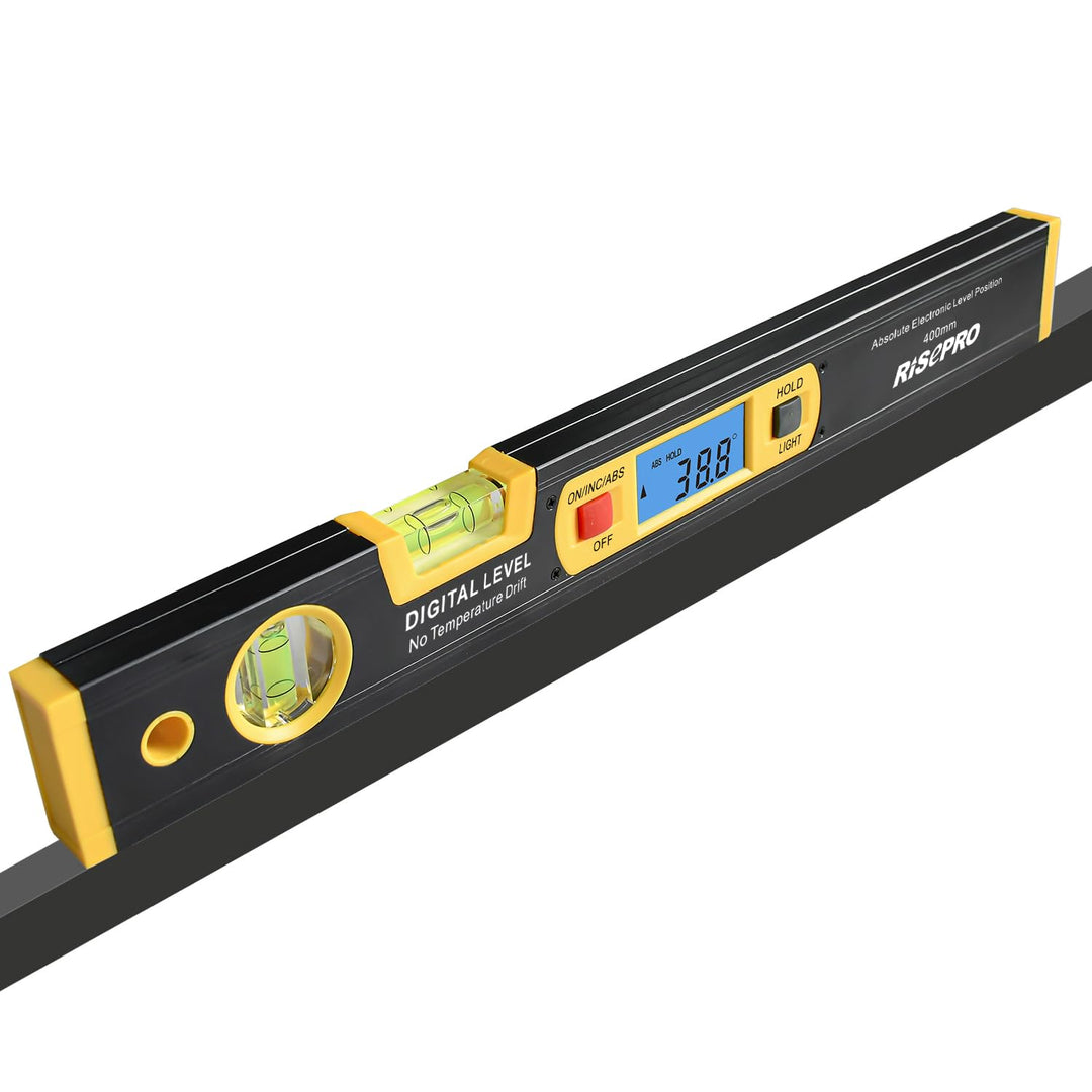 Neigungsmesser, RISEPRO Digitale Neigungsmesser Winkel Finder Gauge Spirit Level aufrecht Magnet 360