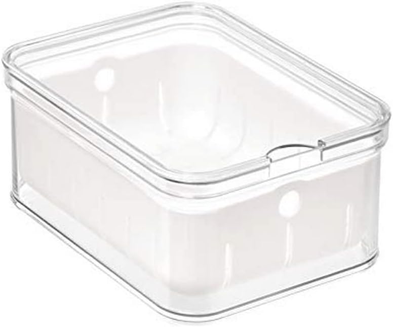 iDesign Fridge/Freeze Binz Kühlschrank Organizer & Kühlschrankbox für Früchte und Beeren, Aufbewahru