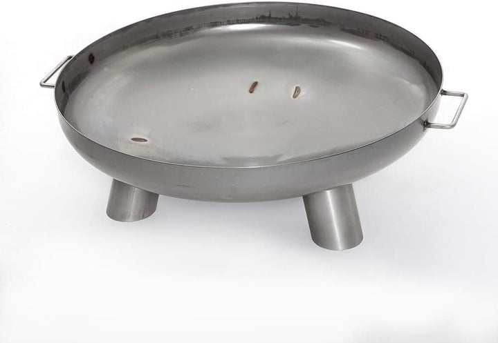 Czaja Feuerschalen® Edelstahl Feuerschale Coburg Ø 60 cm aus rostfreiem, hitzebeständigem Edelstahl,