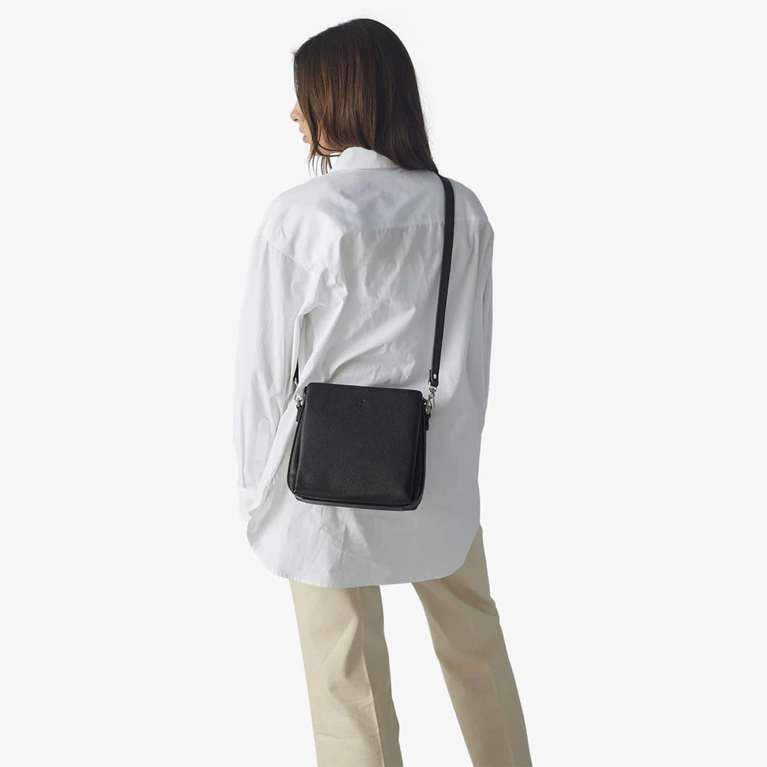Adax Stylish Elegant Echtleder Umhängetasche Schultertasche Damen, Hüfttasche Gross Desigual Crossbo