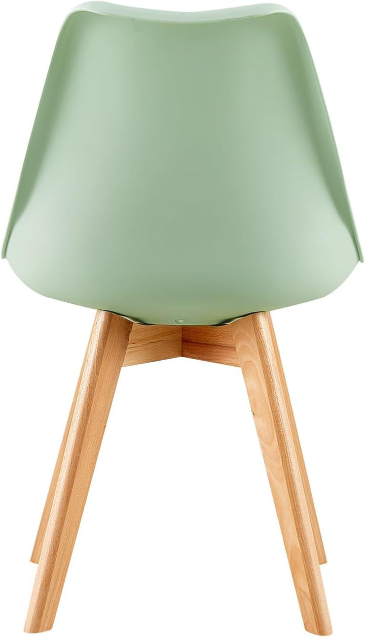 EGGREE 6er Set Esszimmerstuhl Skandinavischer SGS Geprüfter, Design Küchenstuhl Essstühle mit Polste