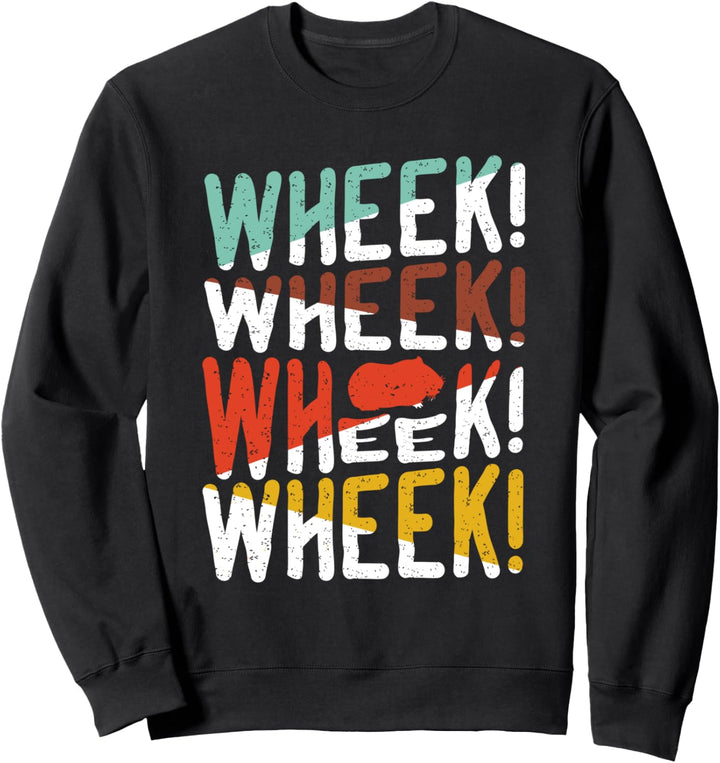 Meerschweinchen Wheek Niedliches Nagetier Sweatshirt