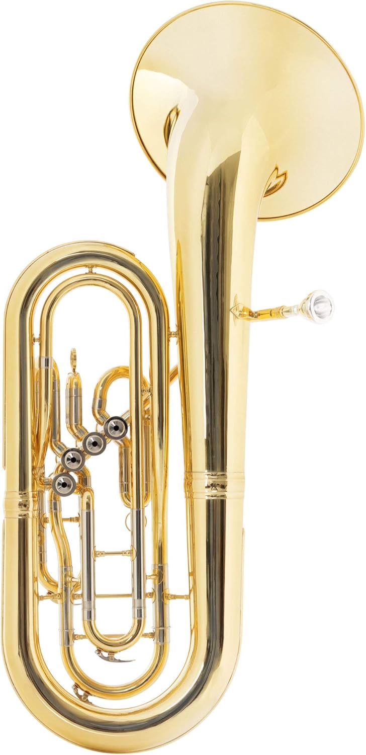 Lechgold OB-19/4L Oberkrainer Bariton - Bellfront-Bariton in Bb aus Messing - Schallbecher-Ø: 283 mm