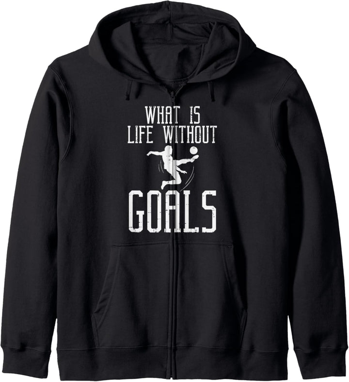 What Is Life Without Goals Fussball Torwart Torwart Kapuzenjacke