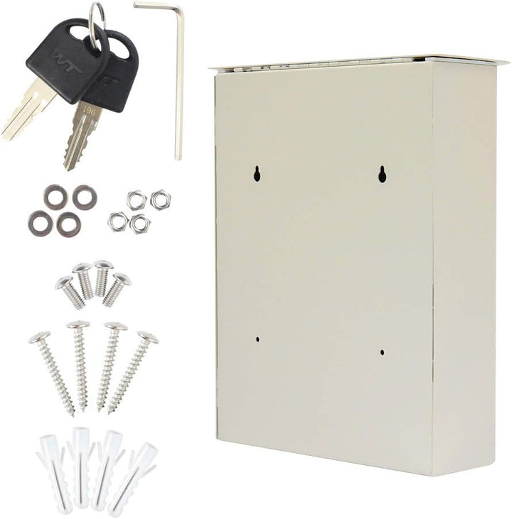 Rottner Briefkasten Splashy (Weiss Weiss), Weiss Weiss