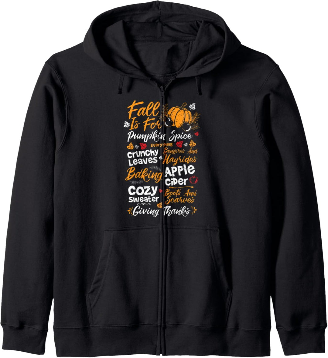 Cute Kürbis: Fall Is For Pumpkin Spice - Thanksgiving Kapuzenjacke