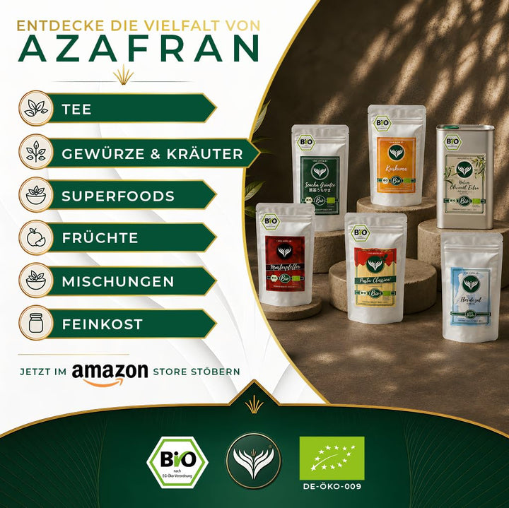 Azafran BIO Ceylon Zimt gemahlen Zimtpulver 500g