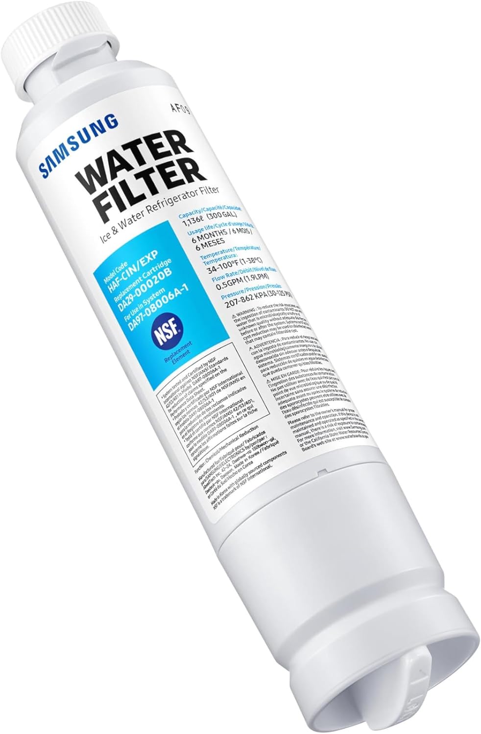Samsung DA29-00020B Wasserfilter, für Side-by-Side und French Door Kühlschränke