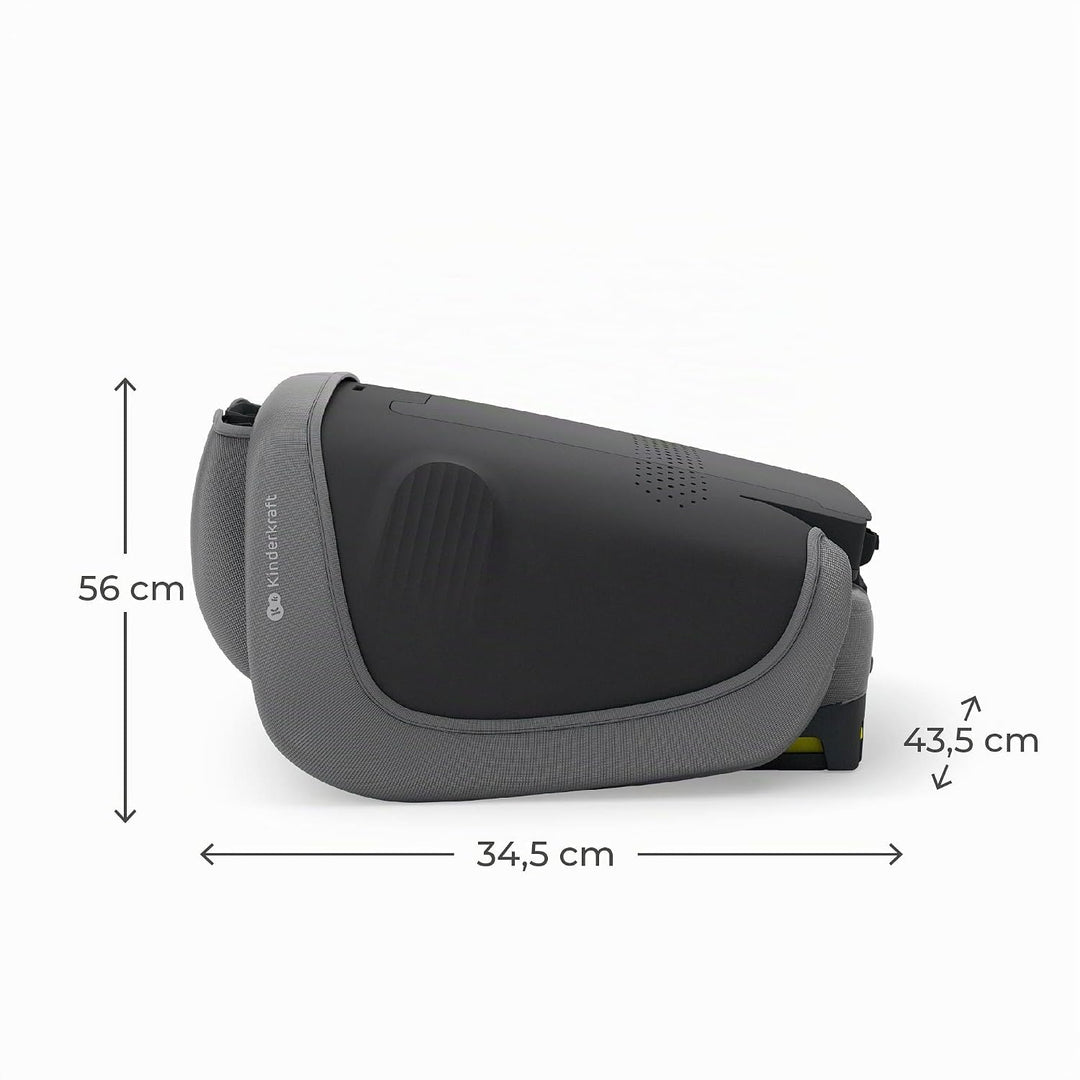 Kinderkraft UNITY 2 i-Size, Faltbarer Autositz 100–150 cm, von ca. 3,5 bis 12 Jahre, verstellbare Ko