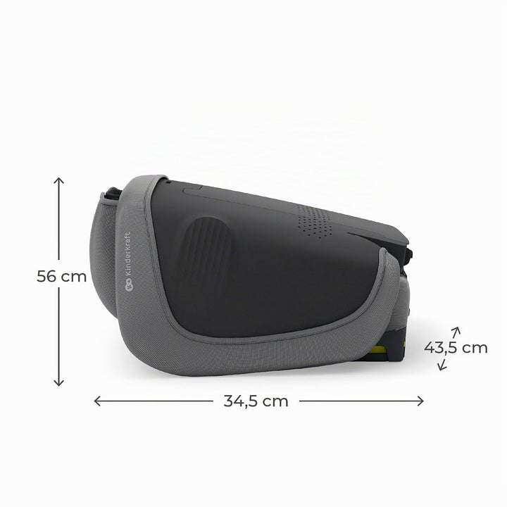Kinderkraft UNITY 2 i-Size, Faltbarer Autositz 100–150 cm, von ca. 3,5 bis 12 Jahre, verstellbare Ko