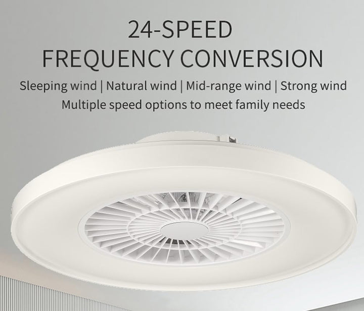 HSL – LED Deckenventilator mit Licht – Timerfunktion, Dimmbar & Farbwechsel – Deckenleuchte mit Fern