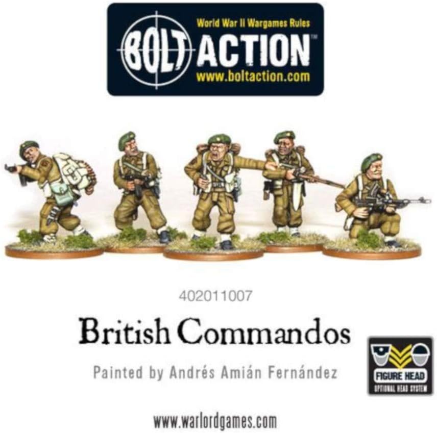 28mm WW2 Britische Kommandos 25 Plastikfiguren - Bolzenaktion Wargaming Miniaturen - Royal Marines