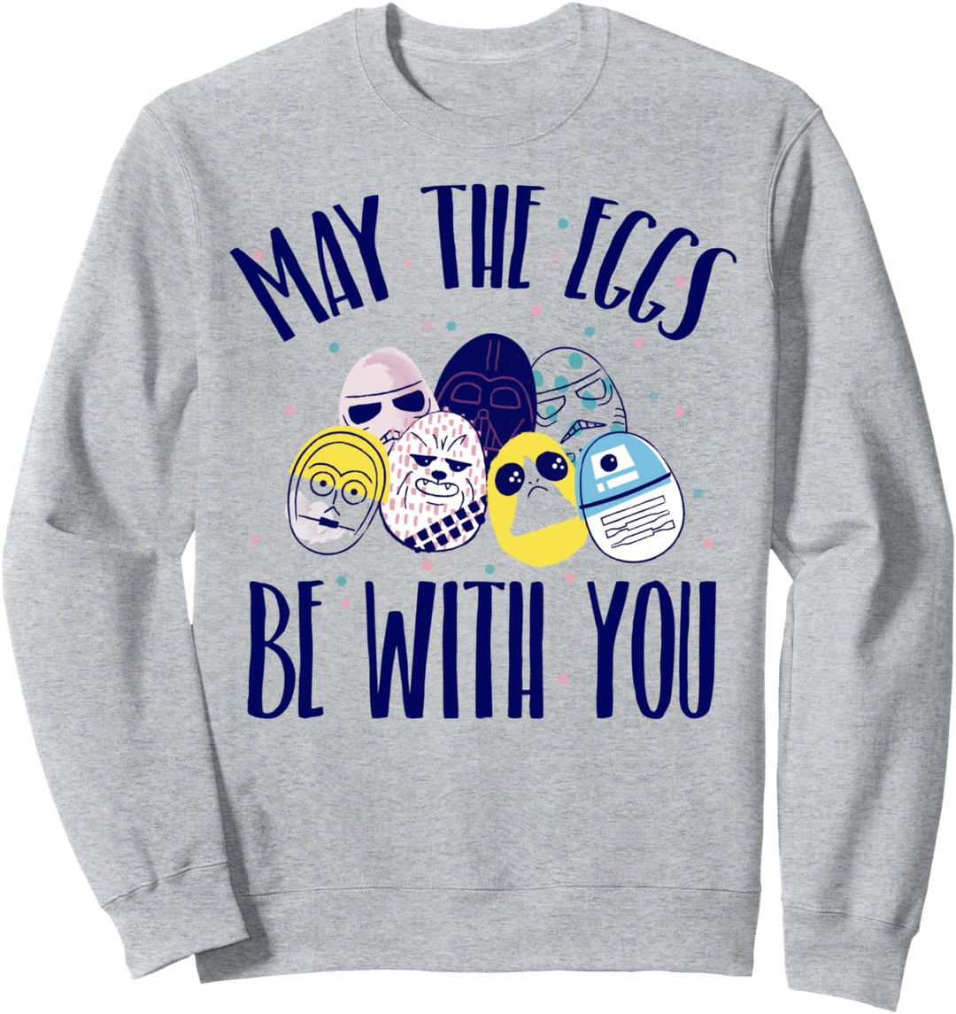 Star Wars Ostern May The Eggs Be With You Text Sweatshirt