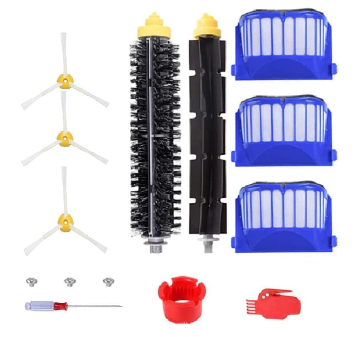 Ersatzteile, kompatibel mit iRobot Roomba 675 677 671 655 645 Robotik, Filter, Seitenbürste, Borsten
