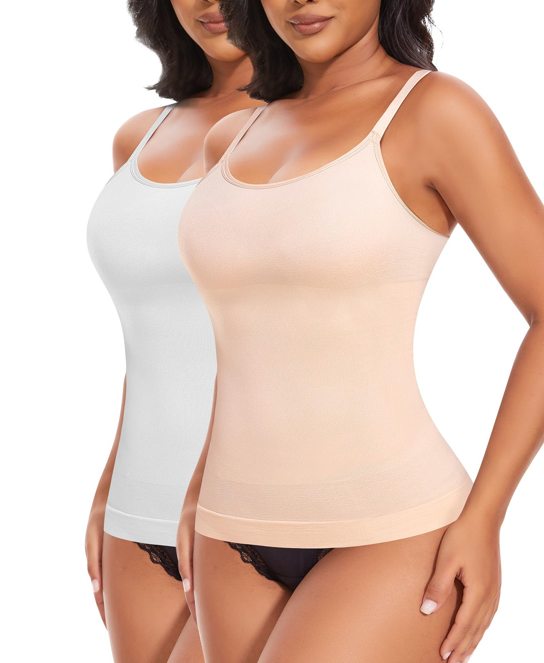 YARRCO Shape Unterhemd Damen Tank Top Bauchweg Shapewear Sport Tanktop Figurformendes Trägertop Body