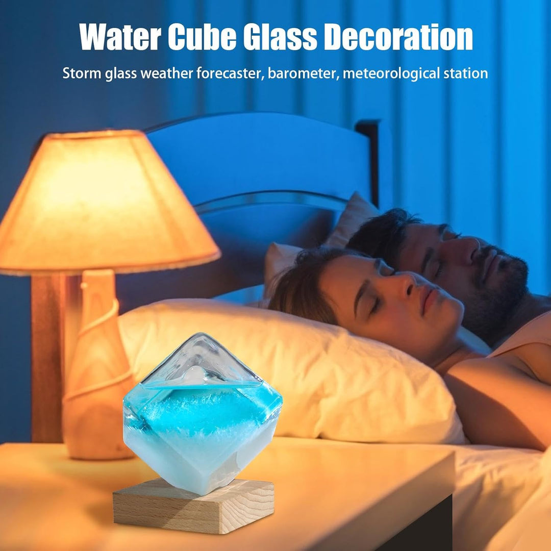 Sturmglas Wettervorhersage, Wetterglas Würfel, Sturmglas Wetterstation, Wetterglas Sturmglas Zur Wet