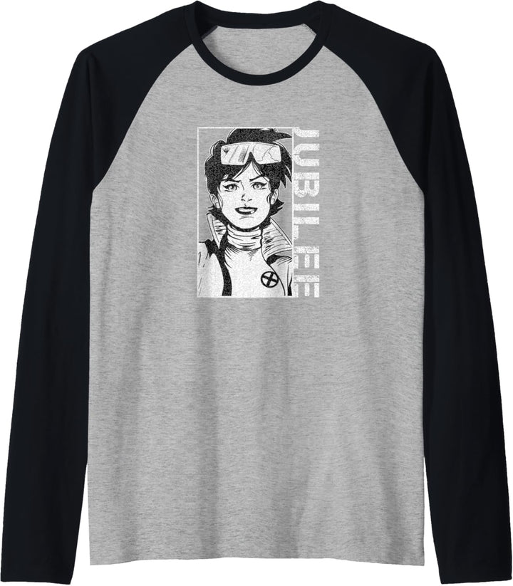 Marvel X-Men Jubilee Character Profile Face Raglan