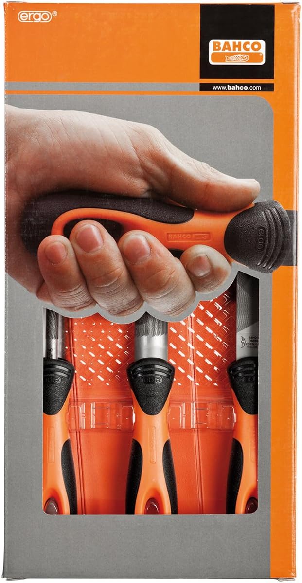 Bahco 1-476-04-3-2 Feilensatz, Hieb 3, 6-teilig 1 Originalverpackung, 1 Originalverpackung