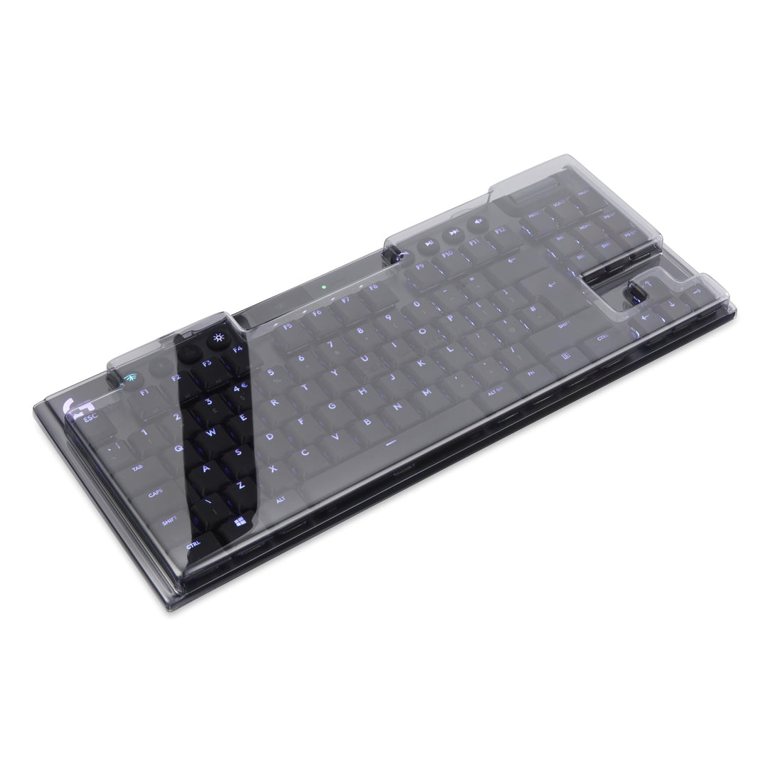 Decksaver Cover für die Logitech G915 Lightspeed TKL Tastaturserie - geräucherte/klare Schutzhülle,