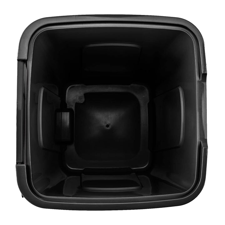 PAFEN Grosser Mülleimer 50l mit Deckel – Abfallbehälter 550 x 365 x 370mm - Abfalleimer für Trennen