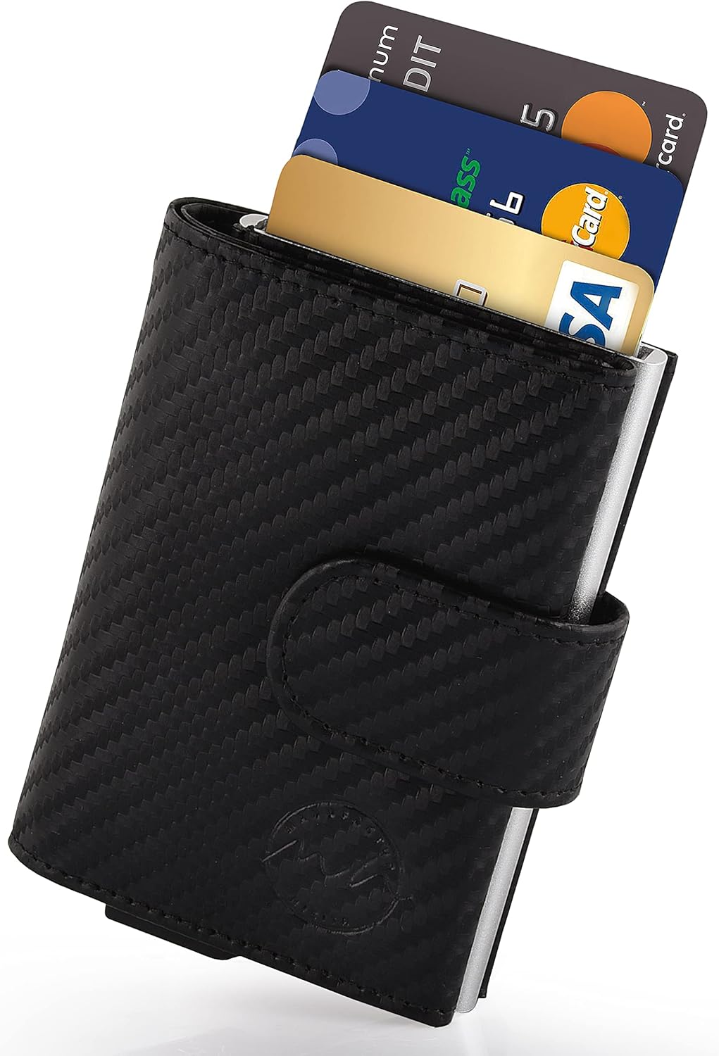 Manufaktur Nikita® Kreditkartenetui Echtleder | Geldbörse mit RFID-Schutz | Wallet für 10 Karten | f