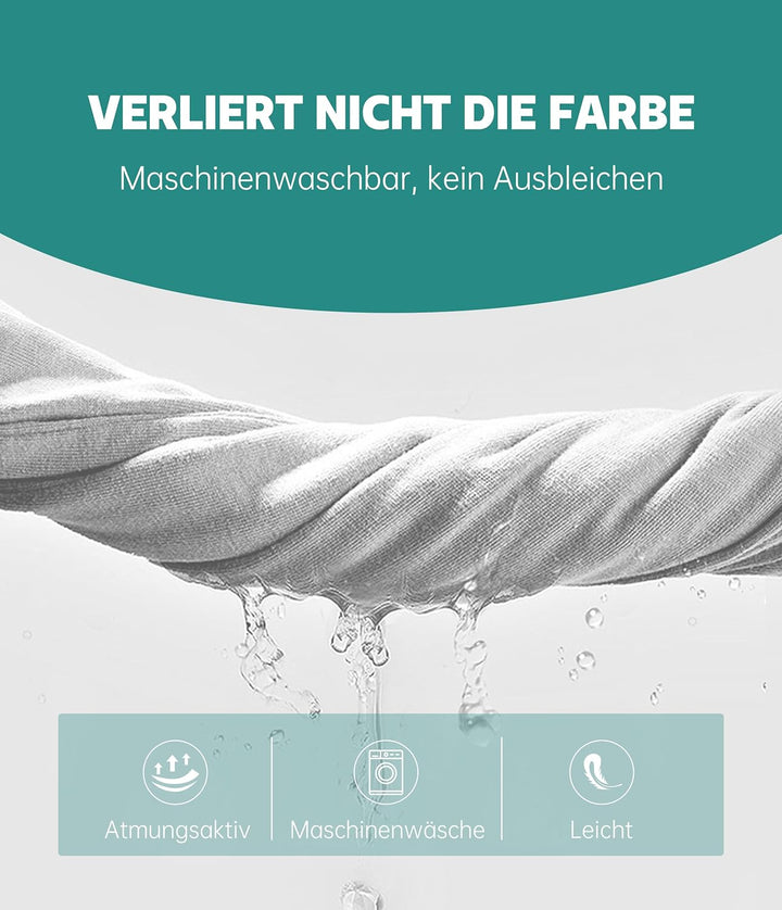 COLORFULLEAF 2er/3er Pack Schlafanzughose Herren Kurz Bambus Pyjamahose Schlafhose Weich Sommer Frei