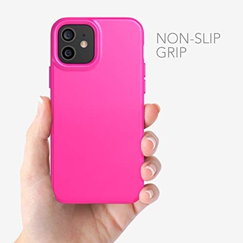 tech21 Evo Slim Case für Apple iPhone 12 Pro Max 5G mit 2,4m Fallschutz, Mystical Fuchsia iPhone 12