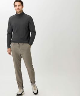 BRAX Herren Style Fabio in Hi Flex Superelastische Slim Chino Hose 31W / 32L Beige (Nut 55), 31W / 3