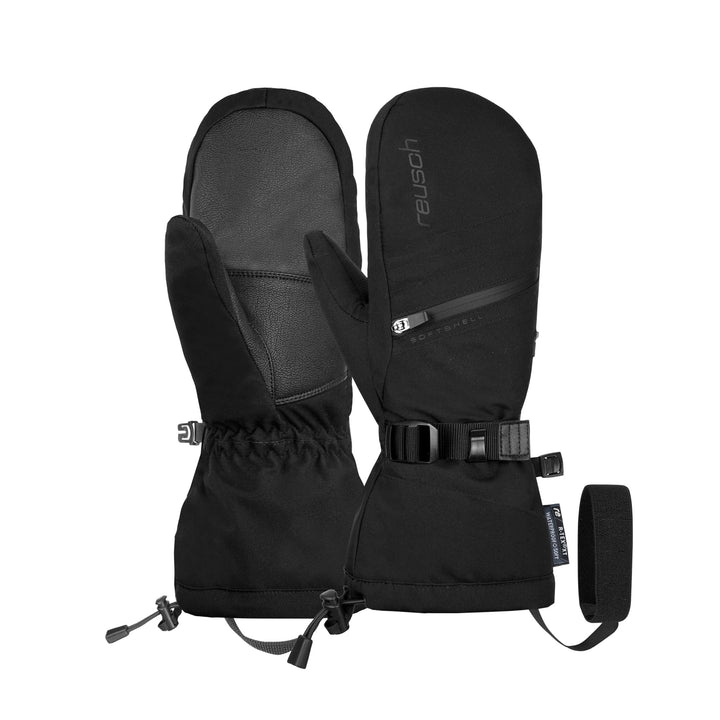 Reusch Damen Fäustlinge Demi R-tex Xt Mitten Extra Warm, Wasserdicht, Atmungsaktiv 6.5 Schwarz, 6.5