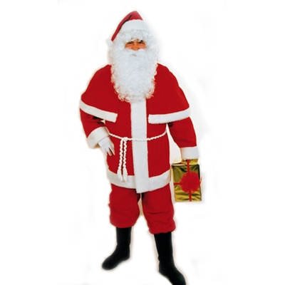 Weihnachtsmannanzug mit Pelerine, standard, Erwachsenen-Grösse:56/58