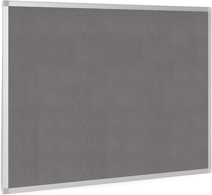 BoardsPlus - Pinnwand - 105 x 75 cm - Grauem Filztafel mit Aluminiumrahmen 105 x 75 cm Single, 105 x