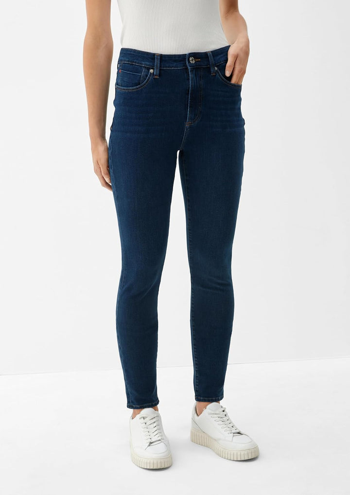 s.Oliver Ankle-Jeans Izabell/Skinny Fit/High Rise/Skinny Leg 32-34 59z6 Blau, 32-34 59z6 Blau