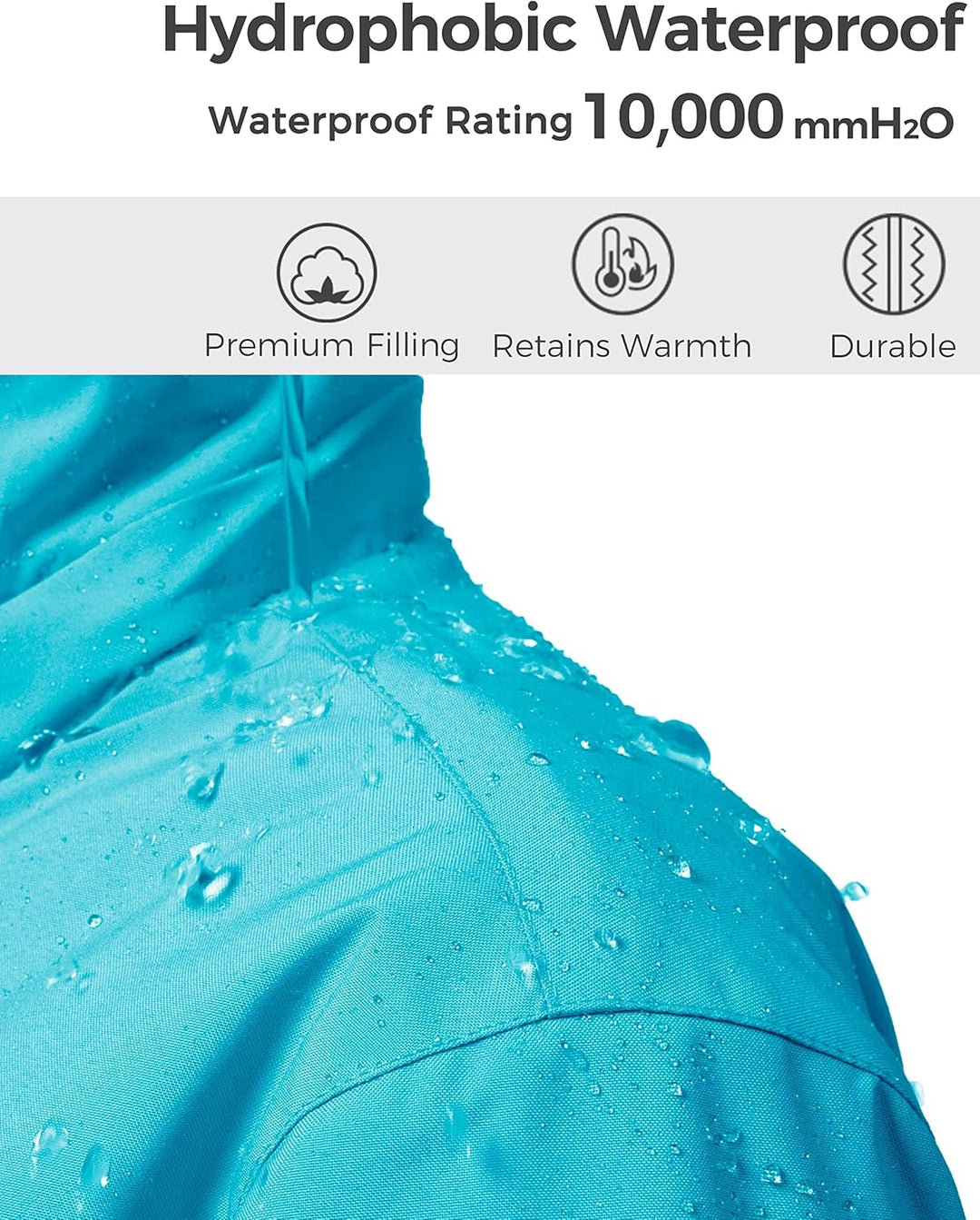 Wantdo Mädchen Berg Ski Jacke Warmer Winter Fleece Mäntel Wasserdichter Atmungsaktive RegenMäntel Ou