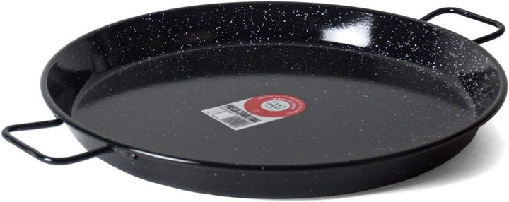 Garcima Paellapfanne für 4 Personen, emailliert, 30 cm 16 personas, 55 cm Schwarz, 16 personas, 55 c