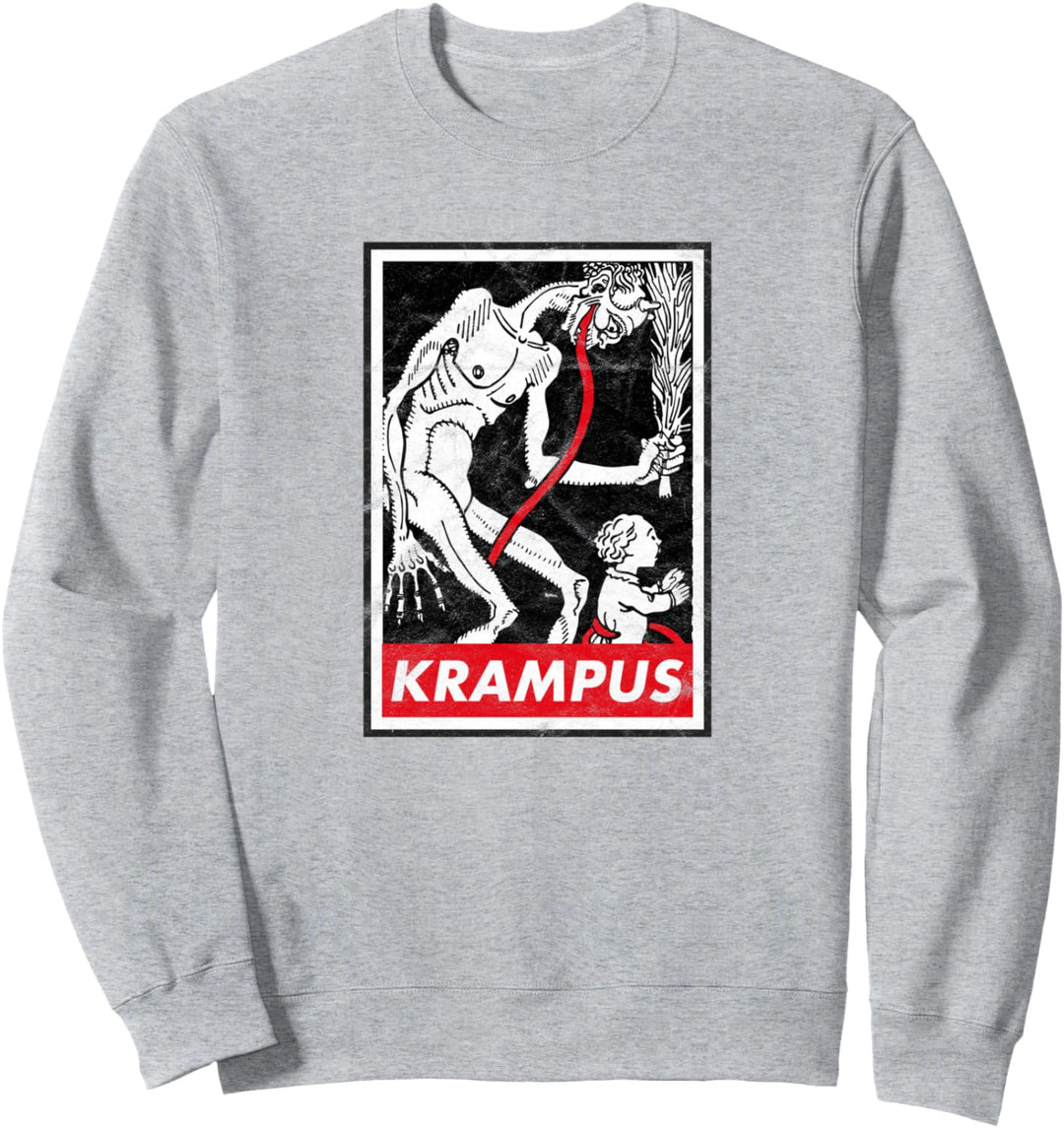 Krampus Occult Germanic Christmas Demon Horror Sweatshirt