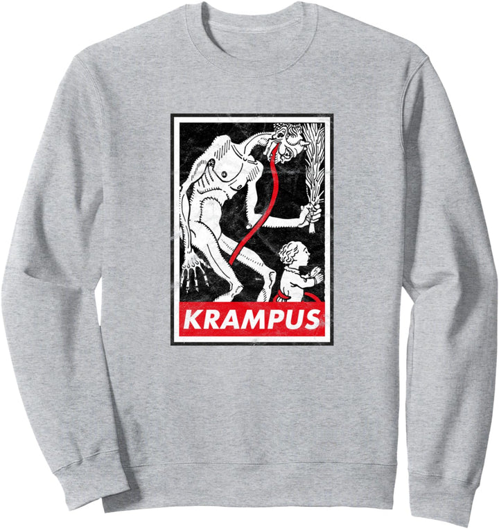 Krampus Occult Germanic Christmas Demon Horror Sweatshirt