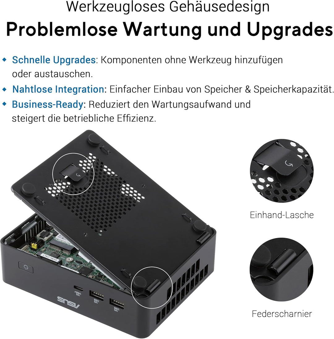 ASUS NUC 16 Pro RNUC16GDKX76C002 (Intel Core Ultra X7 358H,Intel Arc B390 Grafik, Intel WiFi 7, Blue